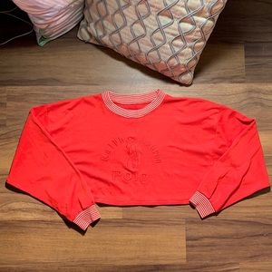 VTG Polo Cropped Sweater
